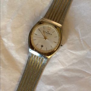 Skagen watch  crystals around face